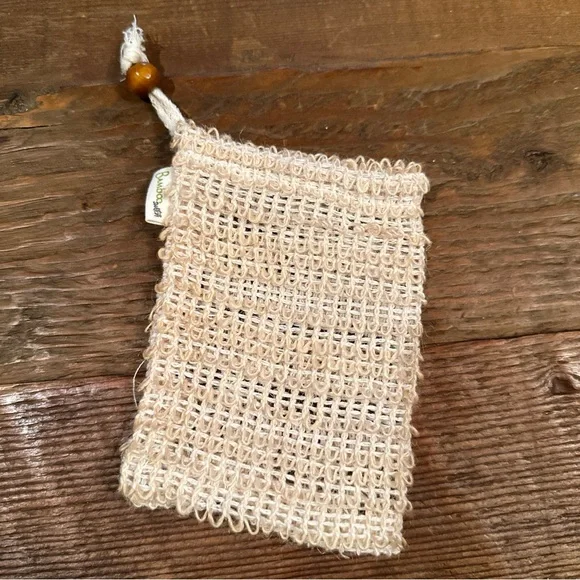 Exfoliating Natural Sisal Soap Bags - Eco-Friendly Soap Saver Pouches for Bath - Picture 5 of 6